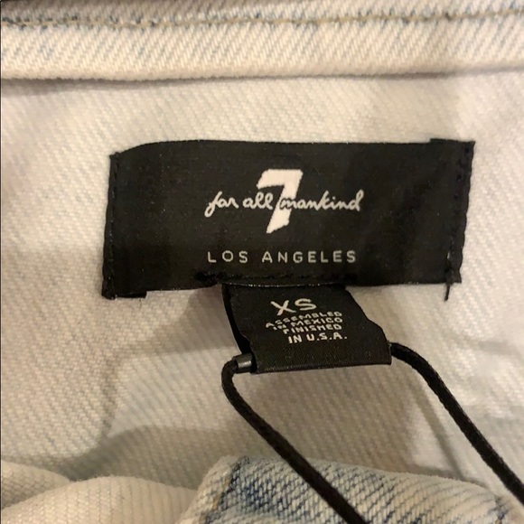 NWT 7 For All Mankind button front dress - Picture 4 of 8